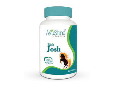 AYUSHINE Rich Josh Capsule – Ayurvedic Energy & Stamina Booster for Men